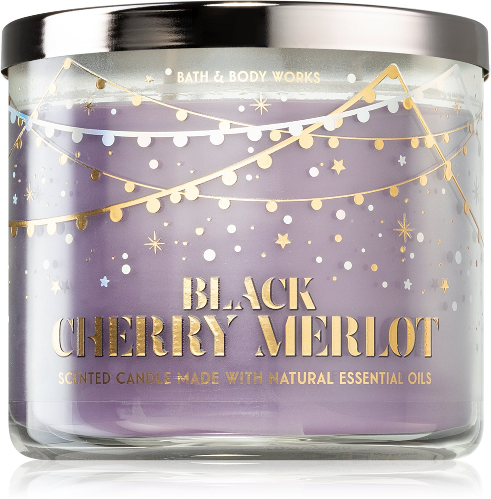 Bath & Body Works Black Cherry Merlot - ароматическая свеча /   411  g  / GTIN 667555763264