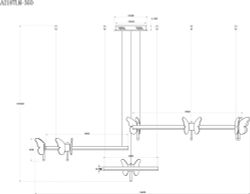 Подвесная люстра Arte Lamp DARCY