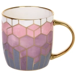 Кружка керамическая 350мл «Мраморный узор», микс 4рисунка