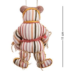 РусКукла RK-829/2 Кукла подвесная «Медвежонок с рыбой»