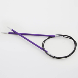 Спицы круговые Zing, 8мм/80см, KnitPro,(47136)