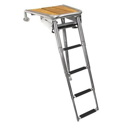 Платформа носовая с трапом 4 ступени черные (10269529)