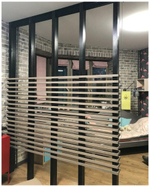 Дизайнерская перегородка из Сосны 60х100мм