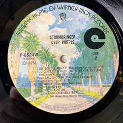 Винтажная виниловая пластинка LP Deep Purple Stormbringer (Япония 1974) (Без Оби) Lady Double Dealer