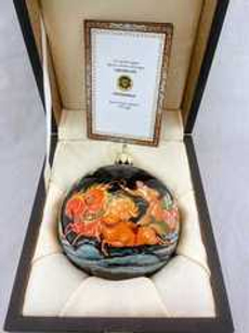 Шар новогодний с индивидуальным сюжетом ( полная роспись)