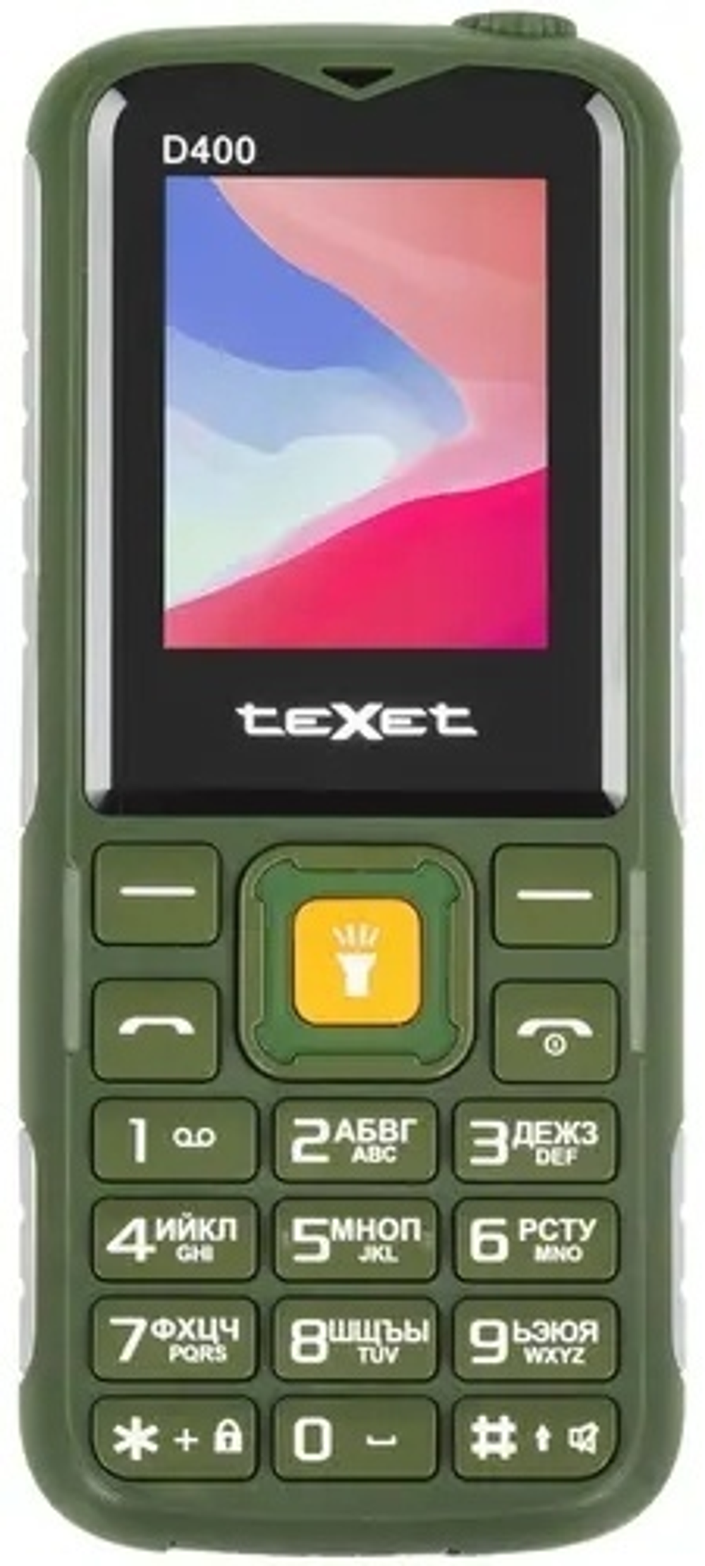 Мобильный телефон TeXet TM-D400 зеленый