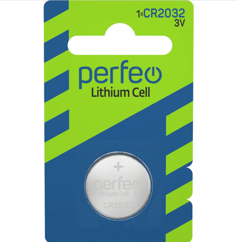 Батарейка Perfeo CR2032/1BL Lithium Cell