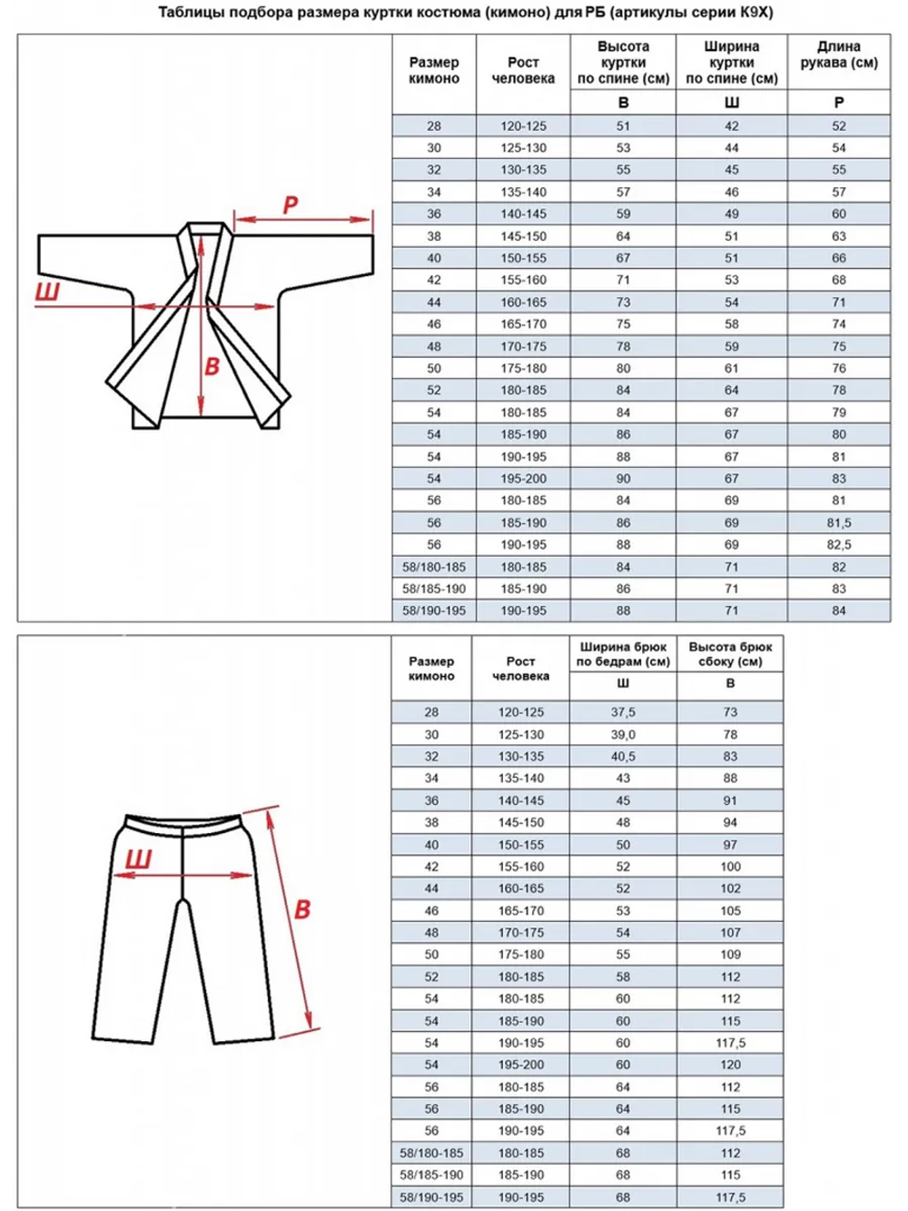 Кимоно тренировочное для Рукопашного боя К9Х1