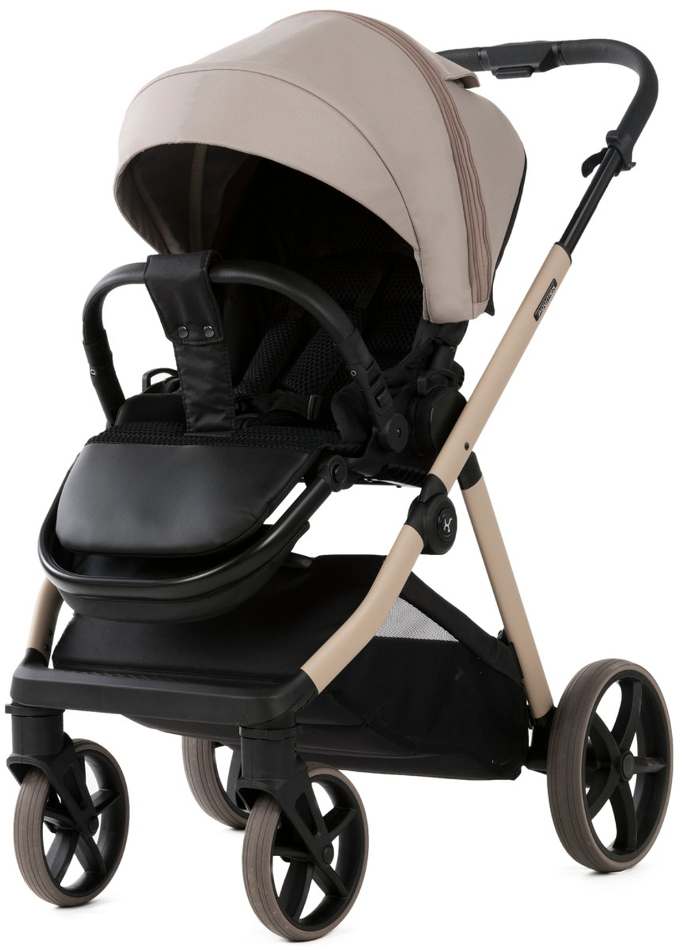 Детская коляска Adamex Sigma Natura 2 в 1 SI-04-CAPPUCCINO (КАПУЧИНО)