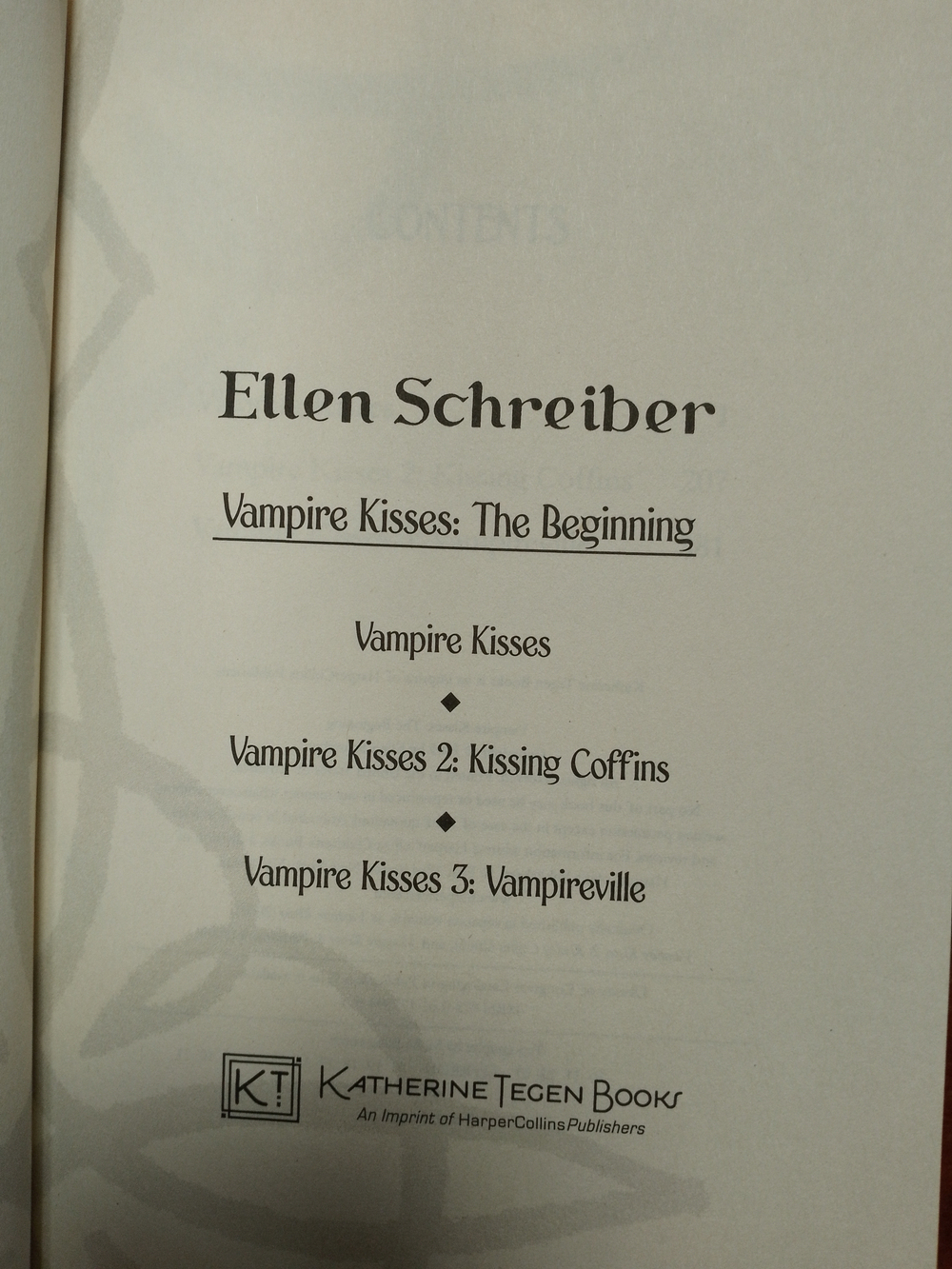 Vampire Kisses: The Beginning