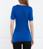 Футболка MODAL SILK CREW NECK TOP SS Calvin Klein - темно-голубой(K20K205299)