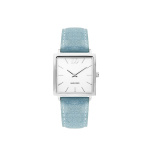 Часы MIAMI Silver Light Blue Suede Danish Design