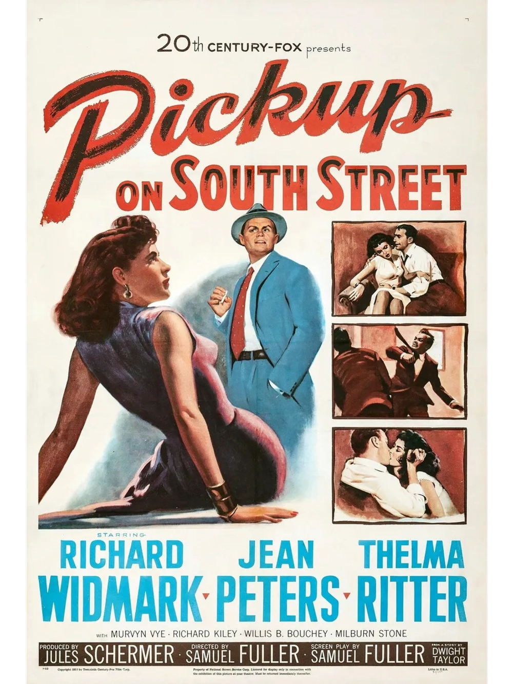 Происшествие на Саут-стрит (1953) (DVD-R)