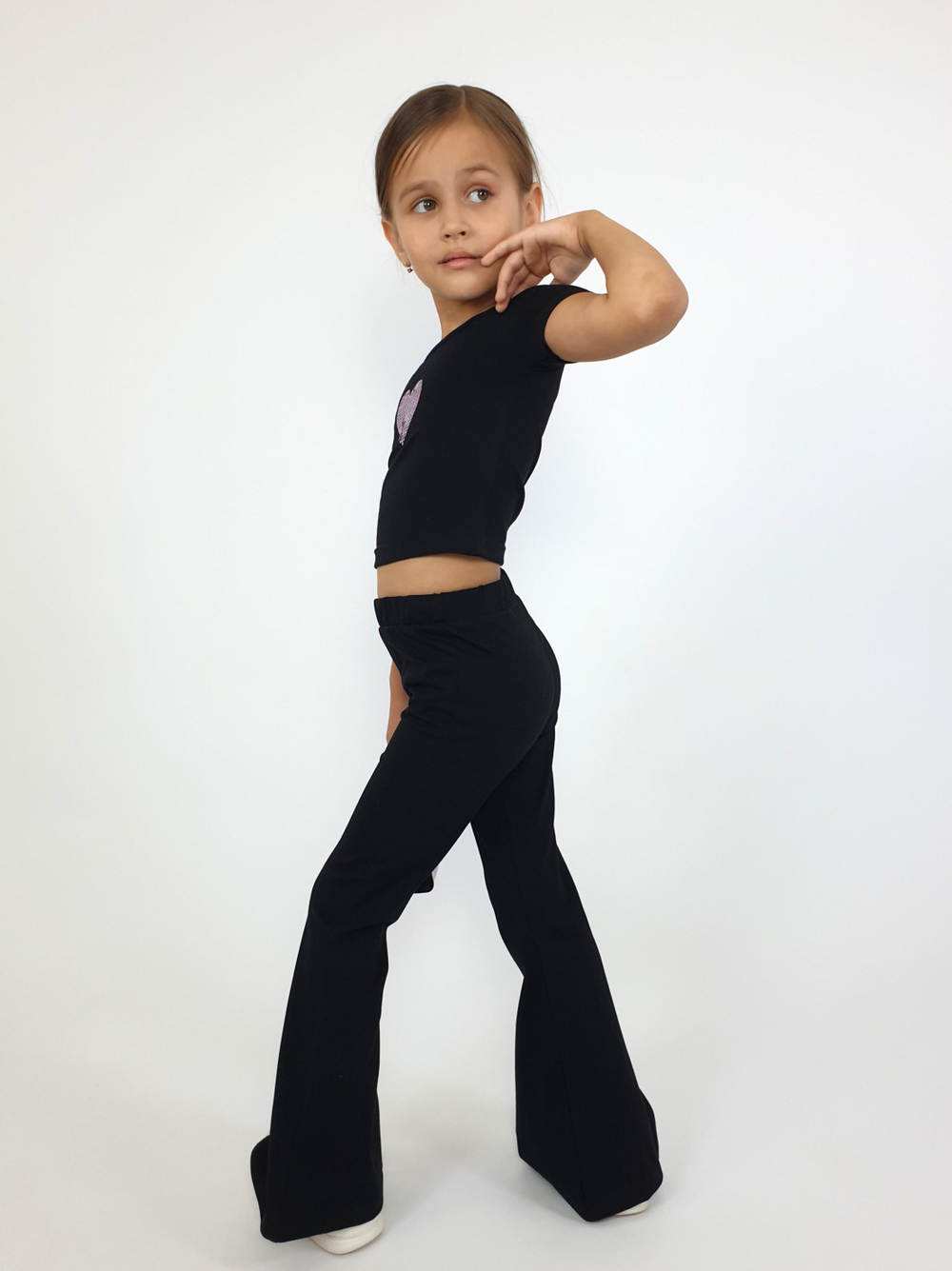 02-165-4 Комплект для девочки (фуфайка+брюки)