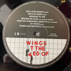 Винтажная виниловая пластинка LP Wings At The Speed Of Sound (EU 2014)