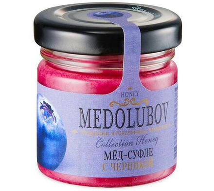 Медовое суфле Медолюбов с черникой 40мл