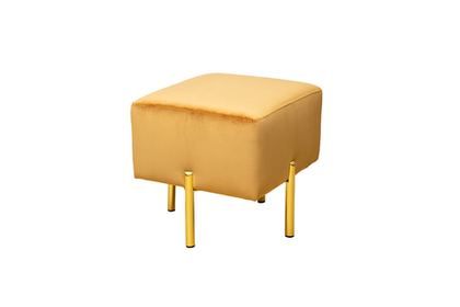 Пуф 42x42x44см Garda Decor Mario Velv Orang оранжевый