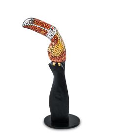 Decor and Gift 23-029-02 Н-р статуэток из трех «Тукан» дерево+стекл.мозаика (50,40,30 см)
