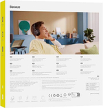 Накладные наушники UGREEN HP203 (35757) HiTune Max 5C Hybrid Active Noise-Cancelling Headphones. Цвет: черный
