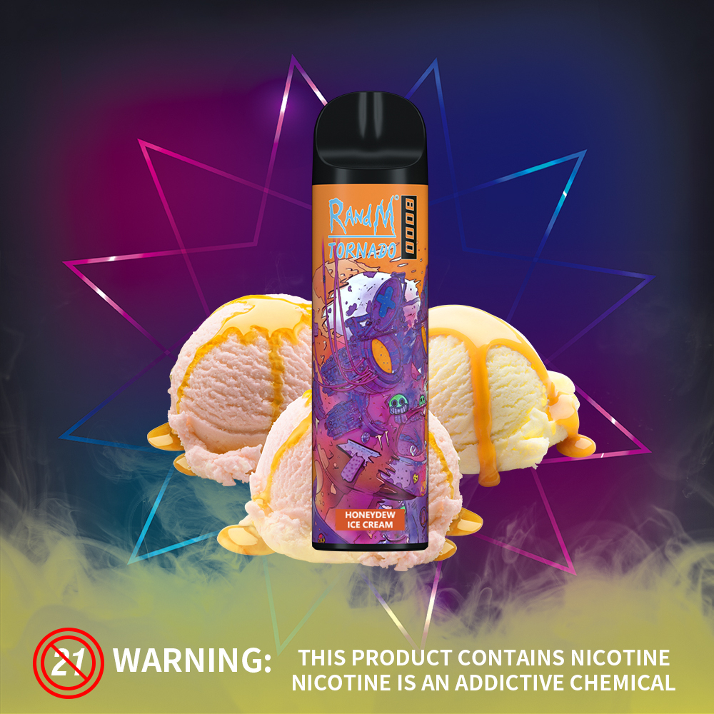 RandM Tornado 8000 - Honeydew Ice Cream (5% nic)