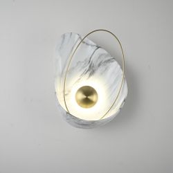 Настенный Светильник Clam Белый Мрамор By Imperiumloft