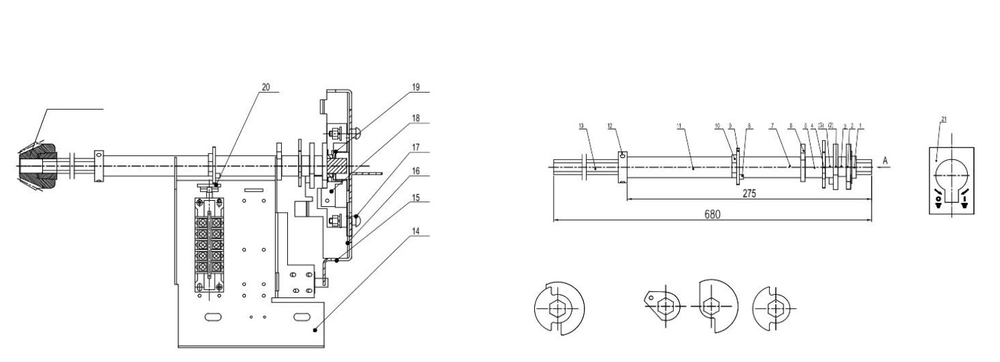 Привод заземлителя 5YF.577.1001