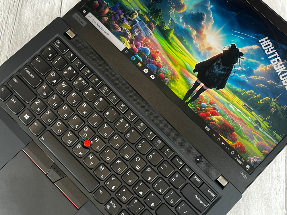 Ноутбук Intel Lenovo P43s Соre i7-8665U, 14" 1920х1080 FullHD IРS Touch, NVIDIA Quadro P520, русская раскладка, Windows 10Pro