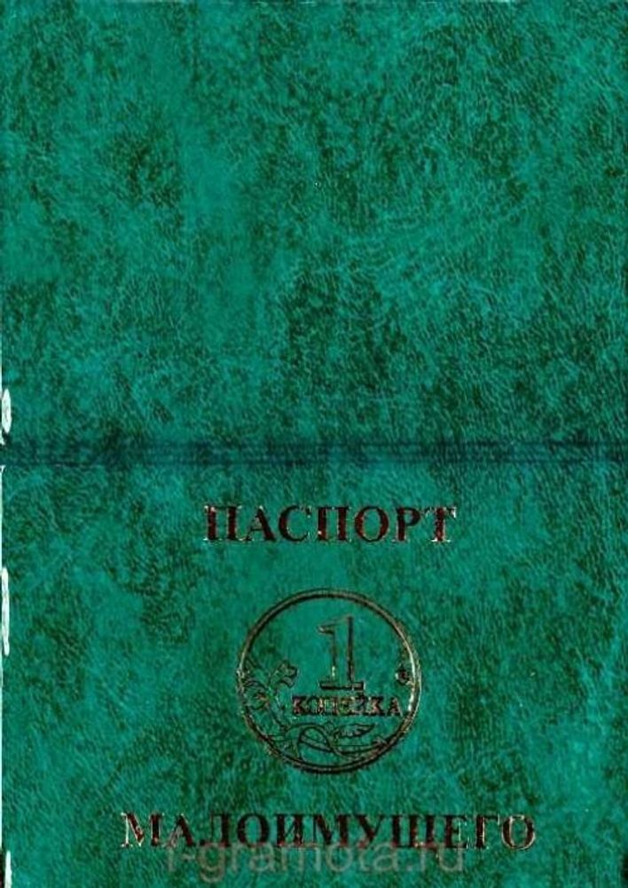 Обложка на паспорт &quot;Паспорт Малоимущего&quot;