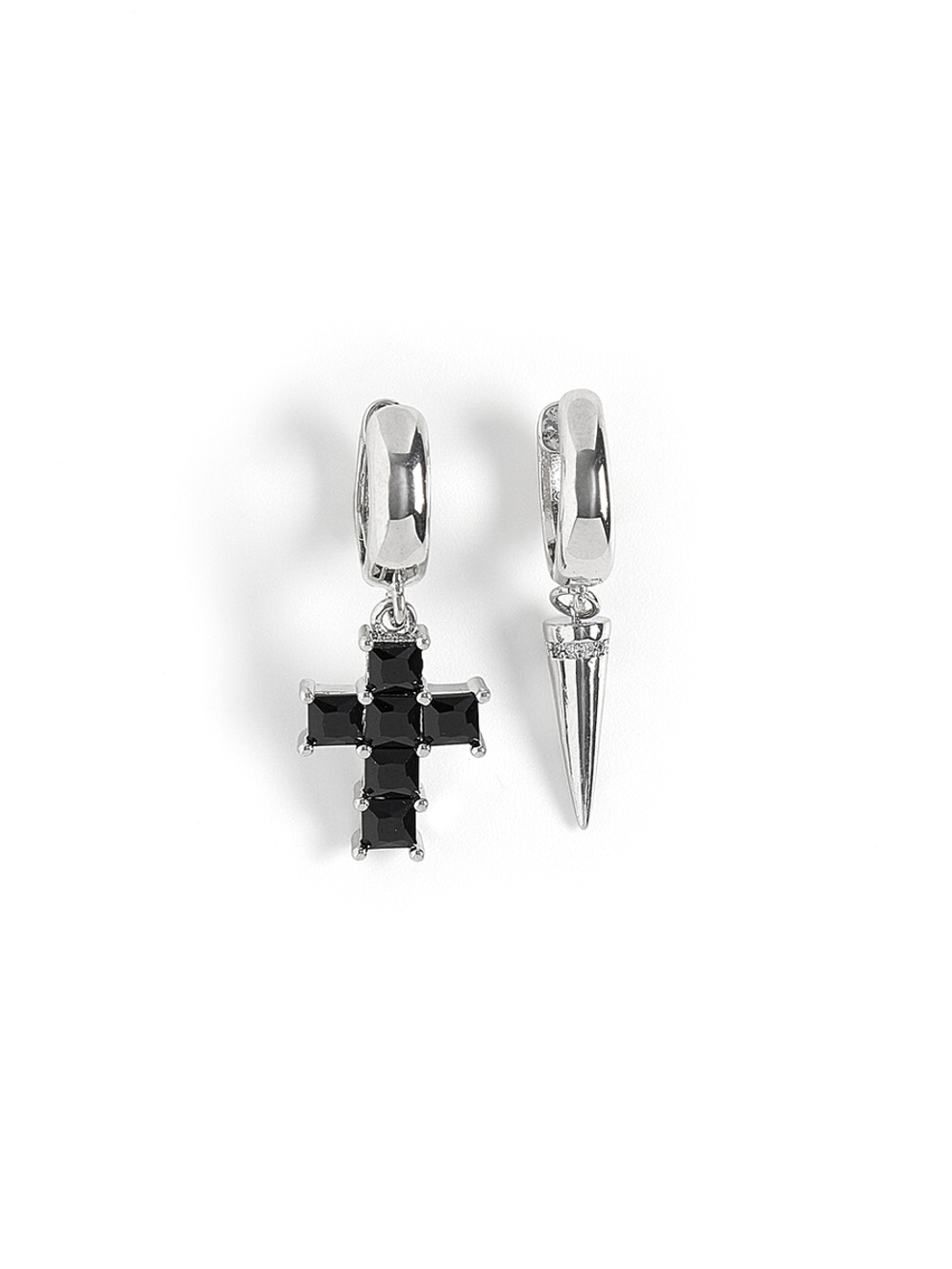 Серьги "Thorn and Cross" Black