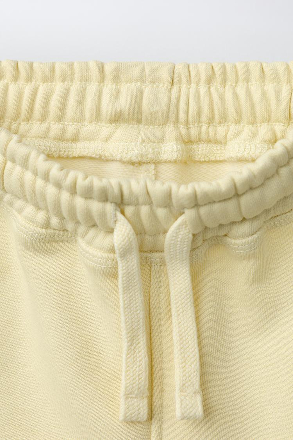 ZARA ШОРТЫ-ДЖОГГЕРЫ С НАДПИСЬЮ, ЖЕЛТЫЙ