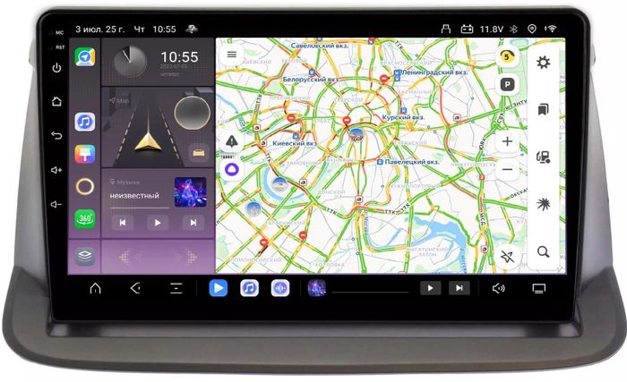 Магнитола для Honda Stepwgn 3 2005-2009 - Kuberg SF-9019 QLed, Android 13, Быстрейшая, CarPlay, SIM-слот