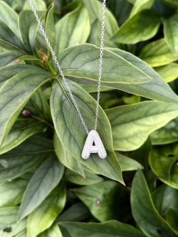 Кулон подвеска буква А