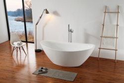 Акриловая ванна отдельностоящая ABBER AB9248 180x87 см.белая