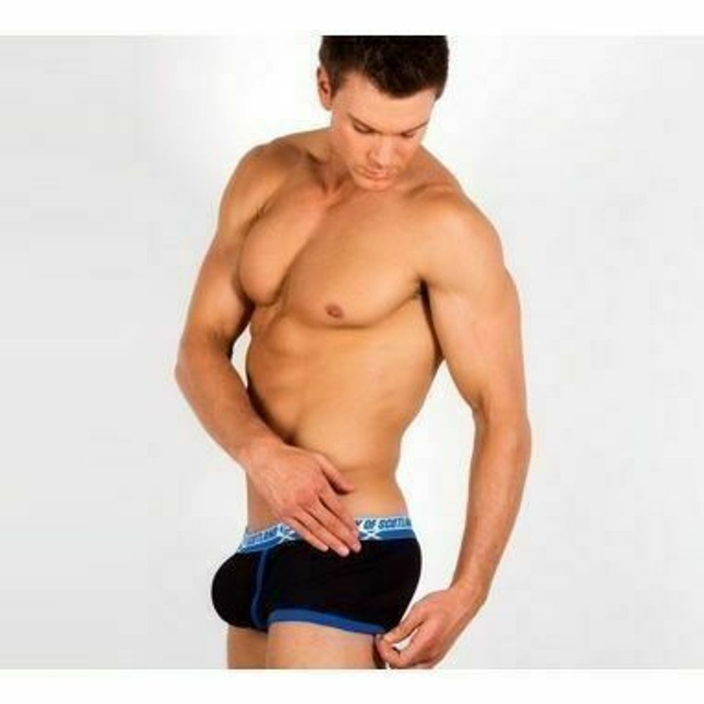 Мужские трусы хипсы черные Aussiebum Property of Scotland Black AB00238