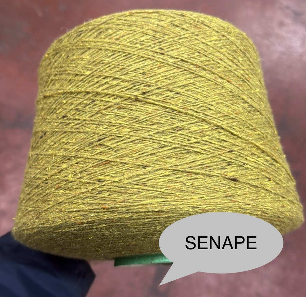 GIZA, Filcom, 40% кашемир 30% беби верблюд 30% шелк, 700 м м/100гр цвет Senape