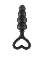 Анальный стимулятор Beaded Luv Probe (Цвет: черный)