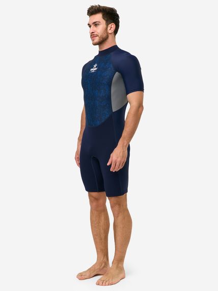 Майка неопрен SARGAN Sport 1050/BL, мужская, 2мм, синий, р. 3XL