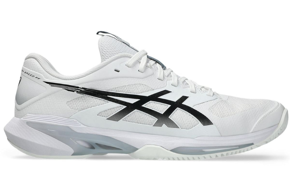 Мужские кроссовки теннисные Asics Solution Speed FF 4 Clay - white/black