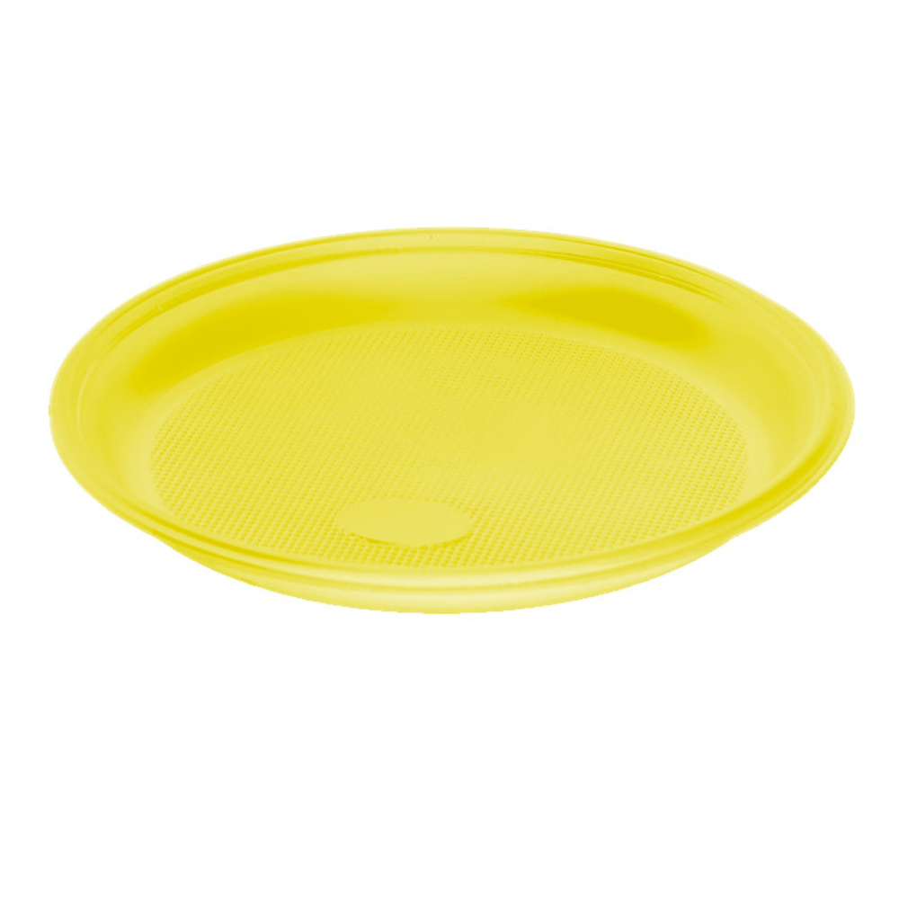 Тарелка Д=205мм Желтая 1/10шт