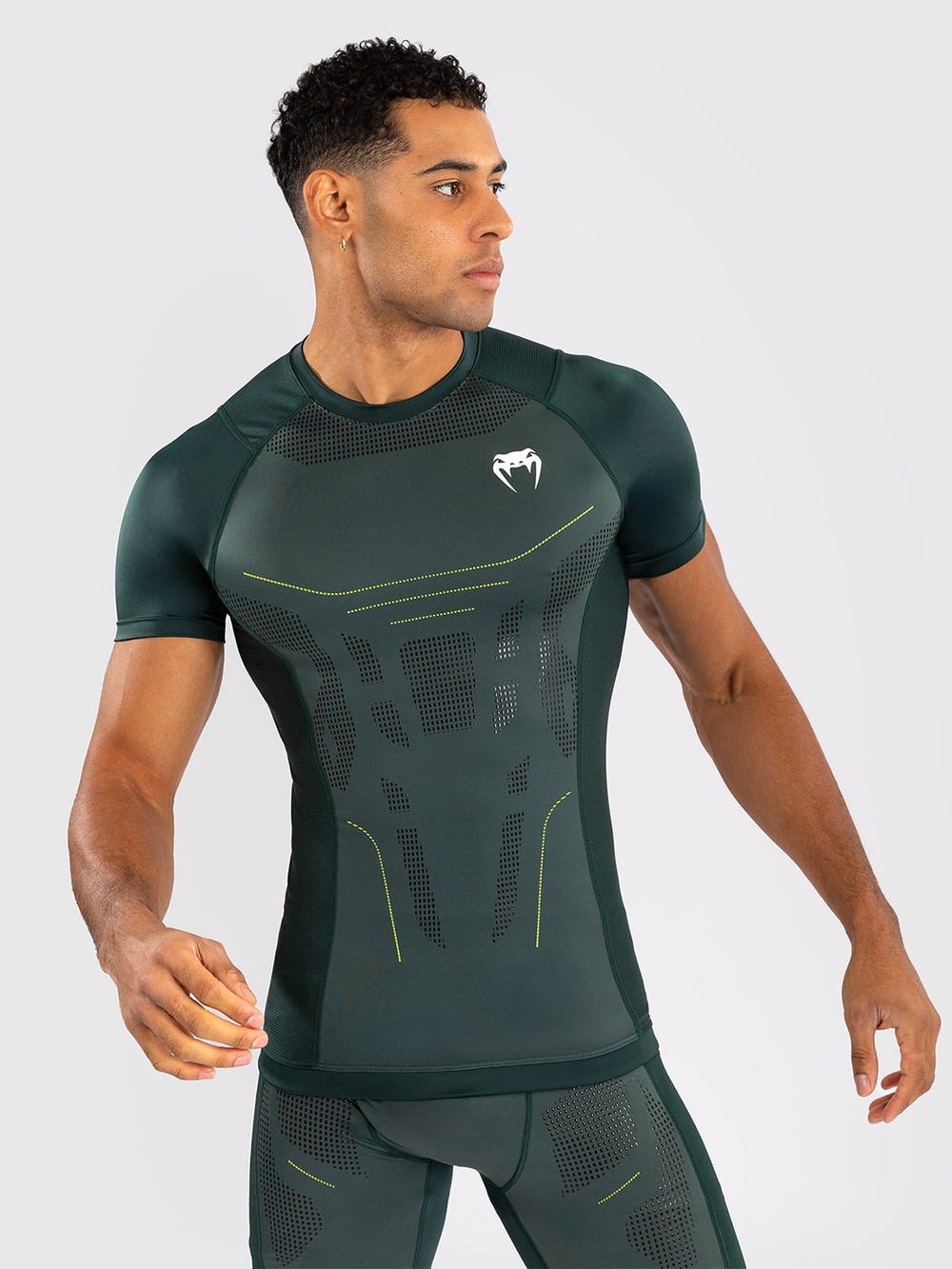 Рашгард Venum Technical 3.0 Forest Green S/S