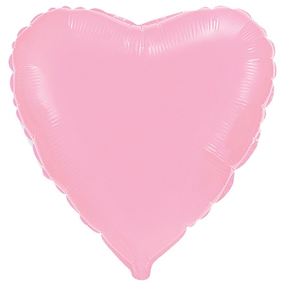 Шар Flexmetal Сердце 32&quot; розовый пастель #206500RS