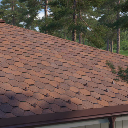 Черепица битумная гибкая Tegola BUSINESS UNICA VENETO Marrone 423