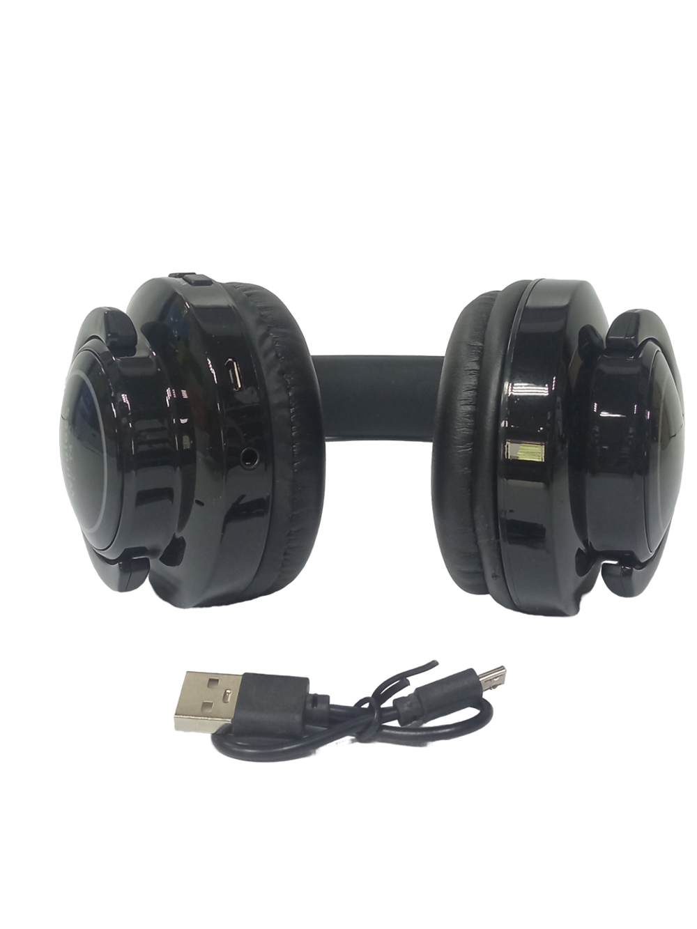 Наушники беспроводные светящиеся складные Wireless T4