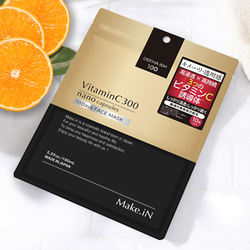 Make.iN Маска для лица с витамином С300 на 10 дней Мейк.иН-VitaminC300 10 Days Face Mask, 10 шт.