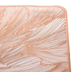 Салфетка на стол 30*45см «Листья»розовое золото