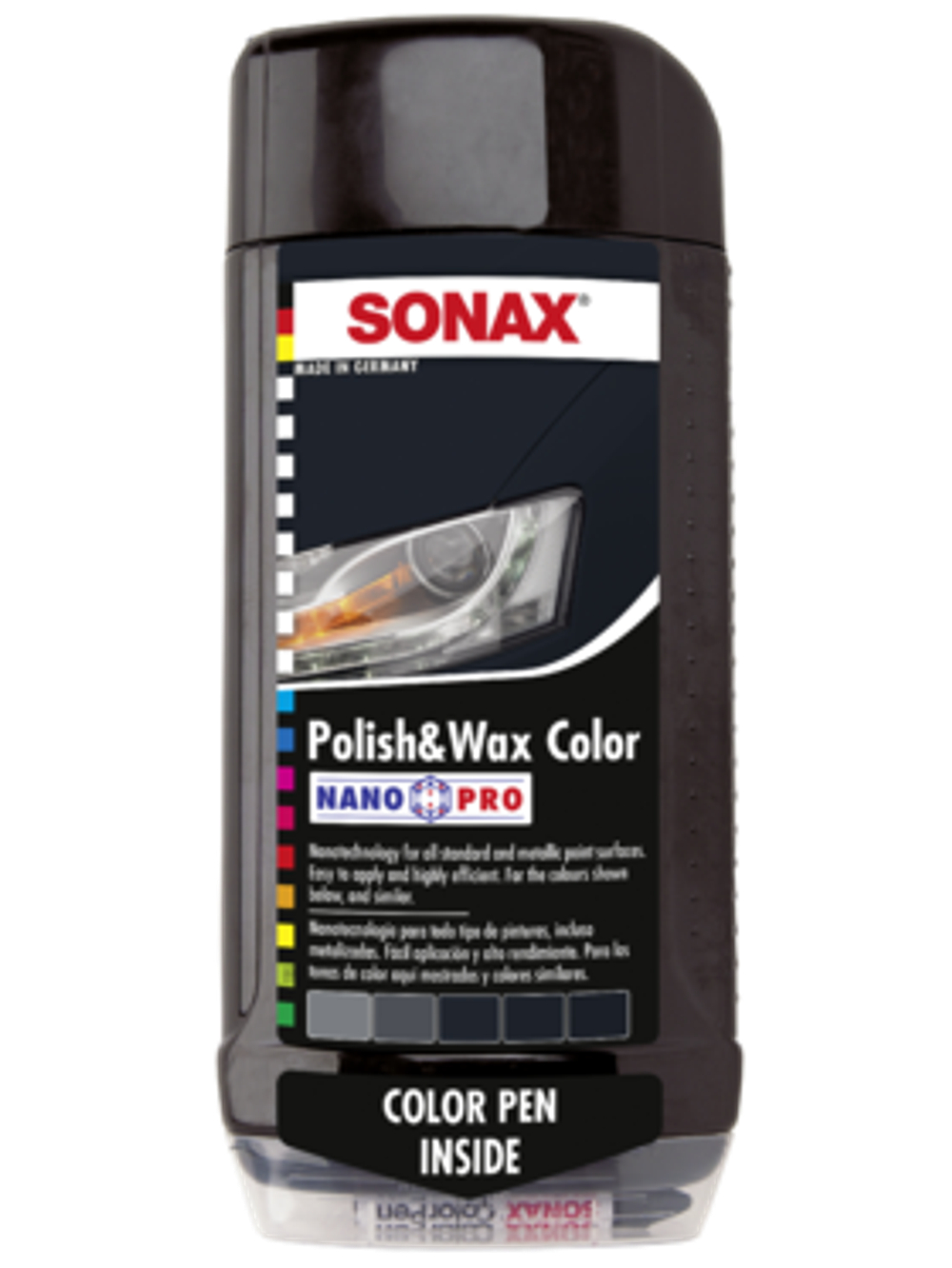 Полироль с воском черная SONAX NanoPro 0,5 л 296100