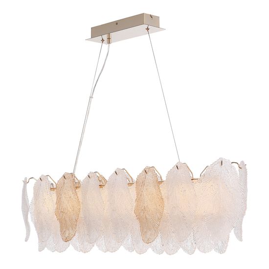 SL6135.233.01 Светильник подвесной ST-Luce золото/прозрачный, янтарный LED 1*24W 3000K LIGHTSOME