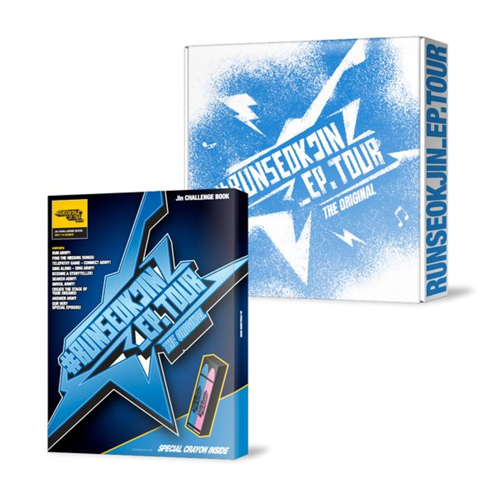 Сет Jin (BTS) - '#RUNSEOKJIN_EP.TOUR in GOYANG' The Original / Jin CHALLENGE BOOK]