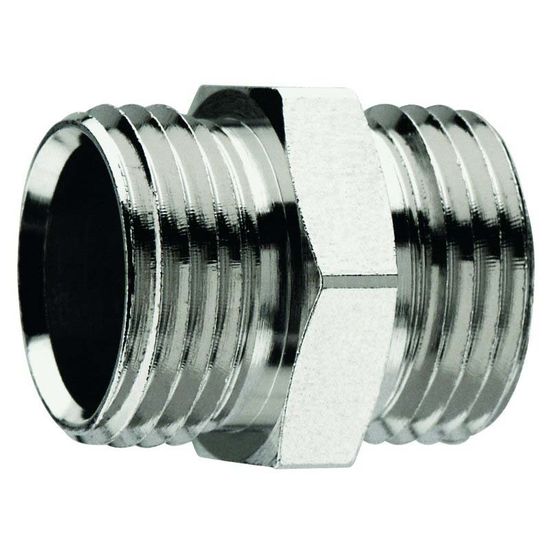 Муфта Itap 515 1/2"x3/4" НР/НР наружная резьба Multi-Fit никелированная