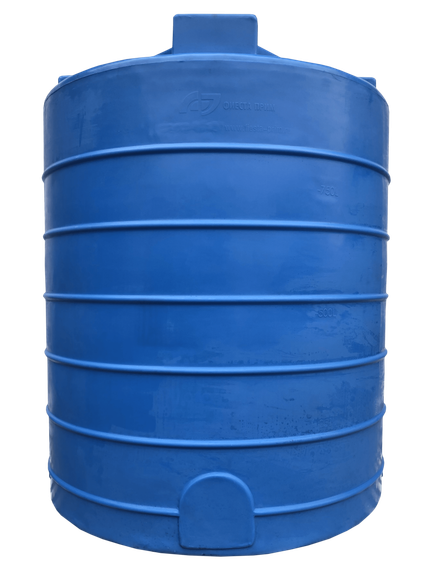 Емкость пластиковая цилиндр 9700 л под воду и тех.жидкости